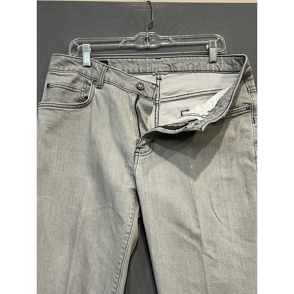 Patagonia Jeans Men's 34x31 Gray Straight Leg Stretch Denim Pants Light Wash - Picture 7 of 15
